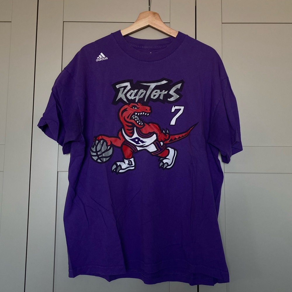 Vintage Adidas x Raptors Old Logo Lowry Tee